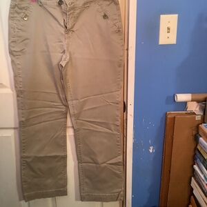 Women’s BANDOLINOBLU khaki pants Size 10